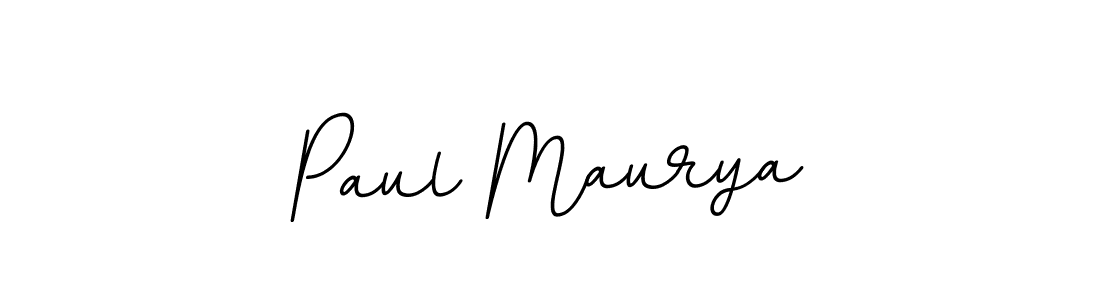 Make a beautiful signature design for name Paul Maurya. With this signature (BallpointsItalic-DORy9) style, you can create a handwritten signature for free. Paul Maurya signature style 11 images and pictures png