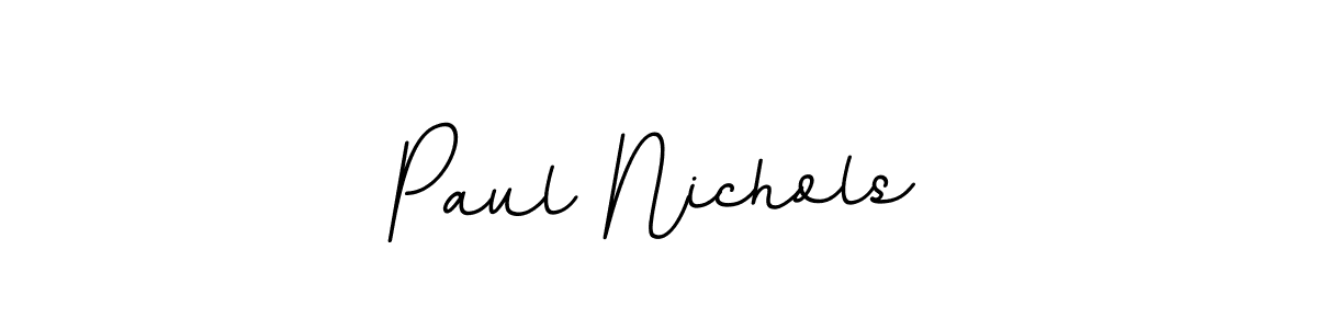 Paul Nichols stylish signature style. Best Handwritten Sign (BallpointsItalic-DORy9) for my name. Handwritten Signature Collection Ideas for my name Paul Nichols. Paul Nichols signature style 11 images and pictures png