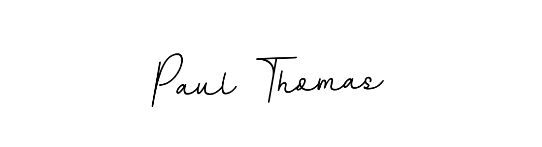 How to make Paul Thomas name signature. Use BallpointsItalic-DORy9 style for creating short signs online. This is the latest handwritten sign. Paul Thomas signature style 11 images and pictures png