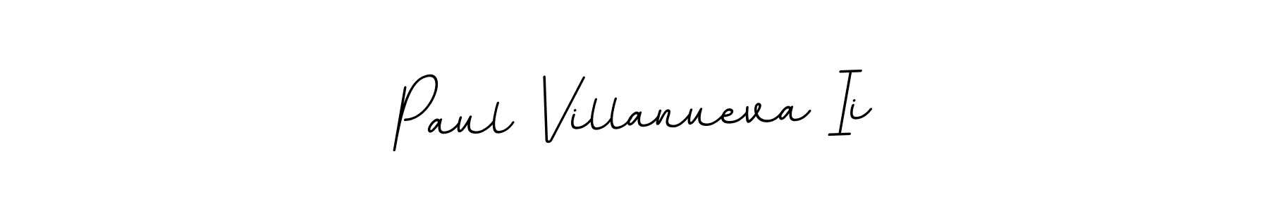 Paul Villanueva Ii stylish signature style. Best Handwritten Sign (BallpointsItalic-DORy9) for my name. Handwritten Signature Collection Ideas for my name Paul Villanueva Ii. Paul Villanueva Ii signature style 11 images and pictures png