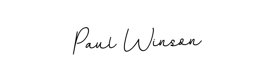 Create a beautiful signature design for name Paul Winson. With this signature (BallpointsItalic-DORy9) fonts, you can make a handwritten signature for free. Paul Winson signature style 11 images and pictures png