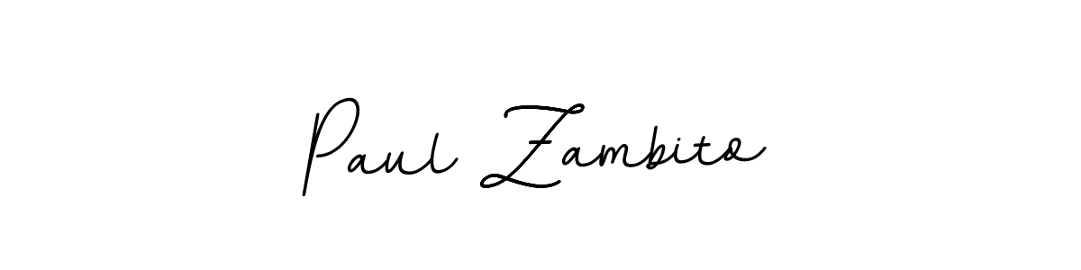 The best way (BallpointsItalic-DORy9) to make a short signature is to pick only two or three words in your name. The name Paul Zambito include a total of six letters. For converting this name. Paul Zambito signature style 11 images and pictures png