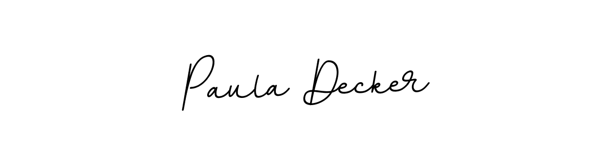 Use a signature maker to create a handwritten signature online. With this signature software, you can design (BallpointsItalic-DORy9) your own signature for name Paula Decker. Paula Decker signature style 11 images and pictures png