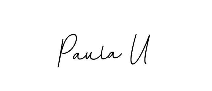 Once you've used our free online signature maker to create your best signature BallpointsItalic-DORy9 style, it's time to enjoy all of the benefits that Paula U name signing documents. Paula U signature style 11 images and pictures png