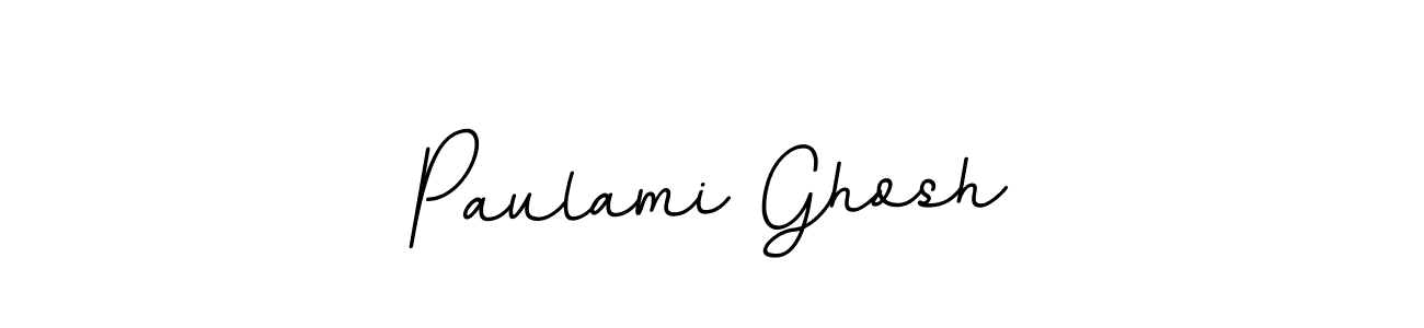 Paulami Ghosh stylish signature style. Best Handwritten Sign (BallpointsItalic-DORy9) for my name. Handwritten Signature Collection Ideas for my name Paulami Ghosh. Paulami Ghosh signature style 11 images and pictures png