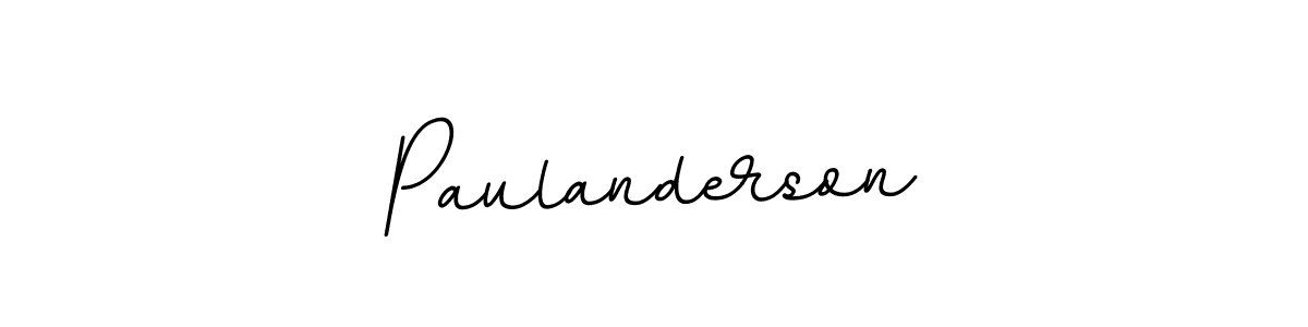 Make a beautiful signature design for name Paulanderson. With this signature (BallpointsItalic-DORy9) style, you can create a handwritten signature for free. Paulanderson signature style 11 images and pictures png