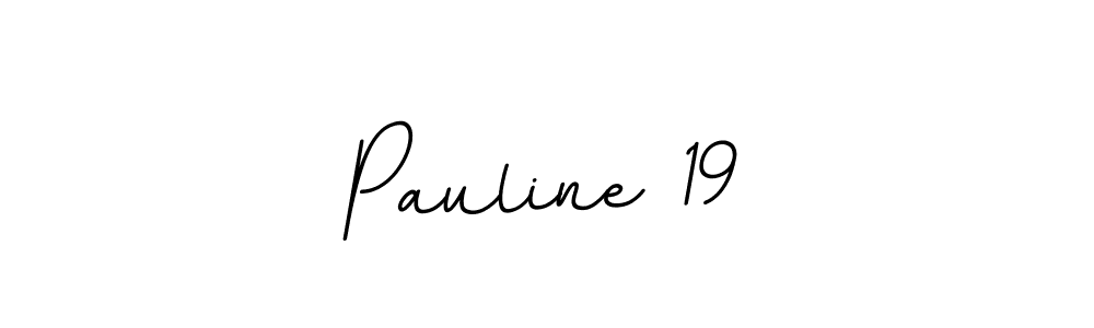 Make a beautiful signature design for name Pauline 19. With this signature (BallpointsItalic-DORy9) style, you can create a handwritten signature for free. Pauline 19 signature style 11 images and pictures png