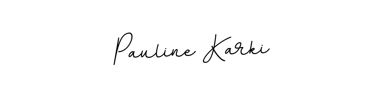 Make a beautiful signature design for name Pauline Karki. Use this online signature maker to create a handwritten signature for free. Pauline Karki signature style 11 images and pictures png
