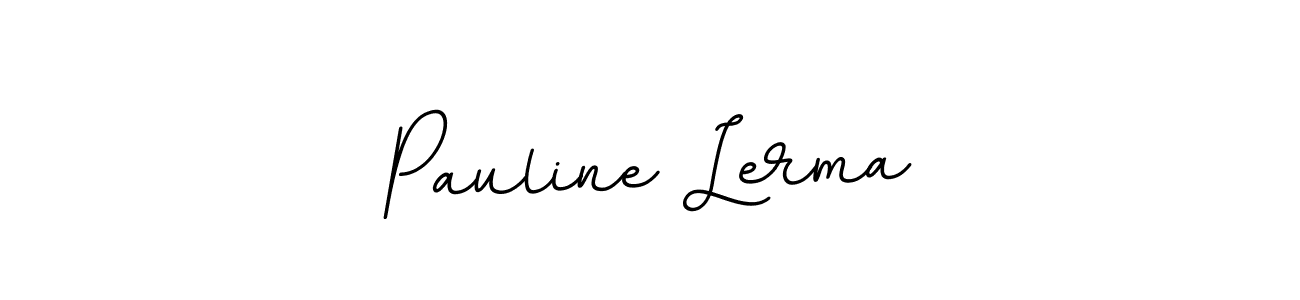 Similarly BallpointsItalic-DORy9 is the best handwritten signature design. Signature creator online .You can use it as an online autograph creator for name Pauline Lerma. Pauline Lerma signature style 11 images and pictures png