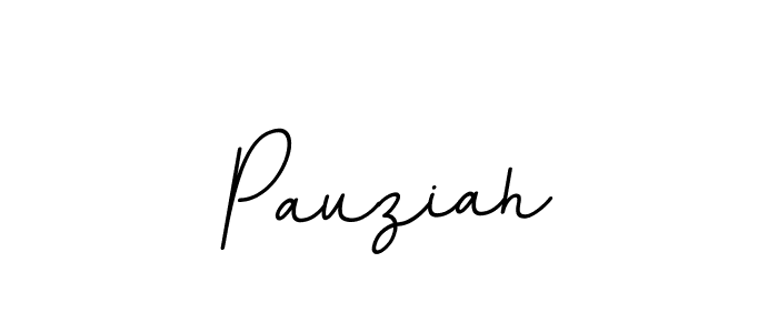 How to make Pauziah name signature. Use BallpointsItalic-DORy9 style for creating short signs online. This is the latest handwritten sign. Pauziah signature style 11 images and pictures png
