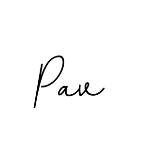 Use a signature maker to create a handwritten signature online. With this signature software, you can design (BallpointsItalic-DORy9) your own signature for name Pav. Pav signature style 11 images and pictures png