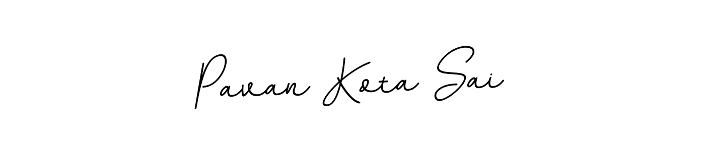 Use a signature maker to create a handwritten signature online. With this signature software, you can design (BallpointsItalic-DORy9) your own signature for name Pavan Kota Sai. Pavan Kota Sai signature style 11 images and pictures png