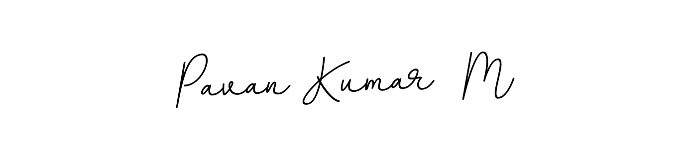 Design your own signature with our free online signature maker. With this signature software, you can create a handwritten (BallpointsItalic-DORy9) signature for name Pavan Kumar  M. Pavan Kumar  M signature style 11 images and pictures png