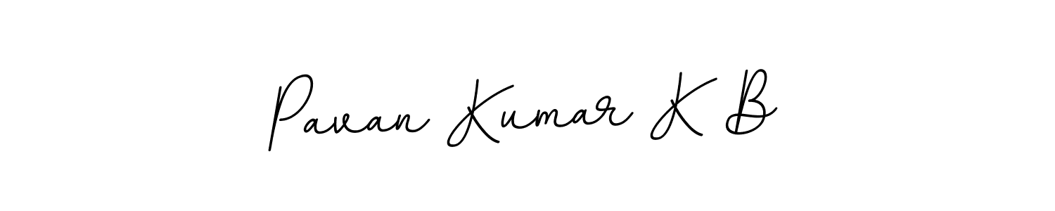 Make a beautiful signature design for name Pavan Kumar K B. Use this online signature maker to create a handwritten signature for free. Pavan Kumar K B signature style 11 images and pictures png