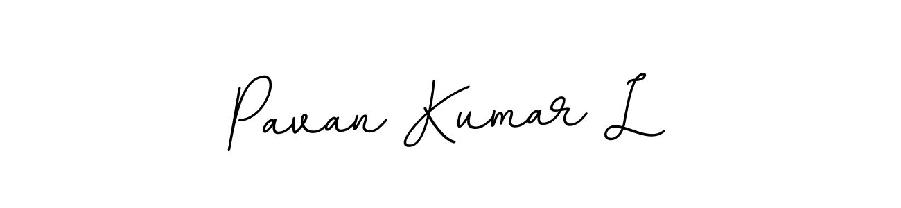 Create a beautiful signature design for name Pavan Kumar L. With this signature (BallpointsItalic-DORy9) fonts, you can make a handwritten signature for free. Pavan Kumar L signature style 11 images and pictures png