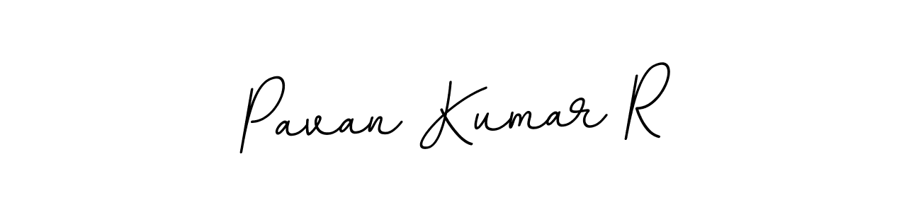 You should practise on your own different ways (BallpointsItalic-DORy9) to write your name (Pavan Kumar R) in signature. don't let someone else do it for you. Pavan Kumar R signature style 11 images and pictures png