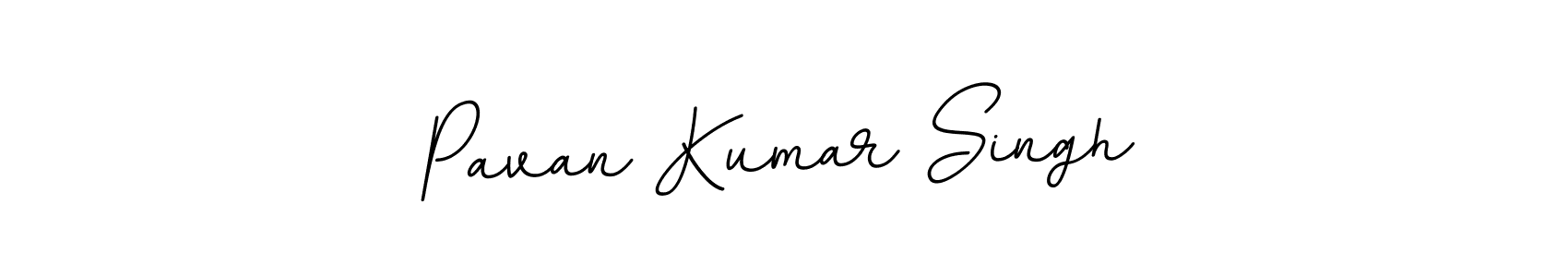 Make a beautiful signature design for name Pavan Kumar Singh. With this signature (BallpointsItalic-DORy9) style, you can create a handwritten signature for free. Pavan Kumar Singh signature style 11 images and pictures png