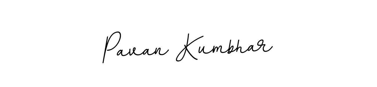 Use a signature maker to create a handwritten signature online. With this signature software, you can design (BallpointsItalic-DORy9) your own signature for name Pavan Kumbhar. Pavan Kumbhar signature style 11 images and pictures png