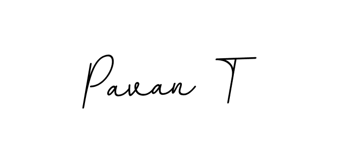 It looks lik you need a new signature style for name Pavan T. Design unique handwritten (BallpointsItalic-DORy9) signature with our free signature maker in just a few clicks. Pavan T signature style 11 images and pictures png