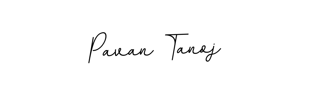 You should practise on your own different ways (BallpointsItalic-DORy9) to write your name (Pavan Tanoj) in signature. don't let someone else do it for you. Pavan Tanoj signature style 11 images and pictures png