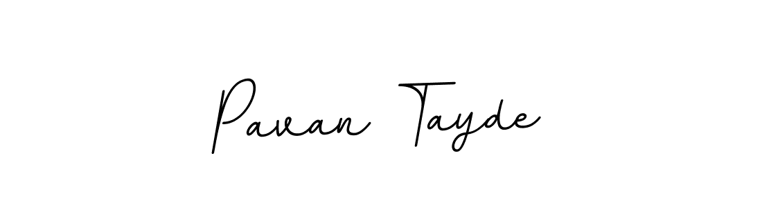 Pavan Tayde stylish signature style. Best Handwritten Sign (BallpointsItalic-DORy9) for my name. Handwritten Signature Collection Ideas for my name Pavan Tayde. Pavan Tayde signature style 11 images and pictures png