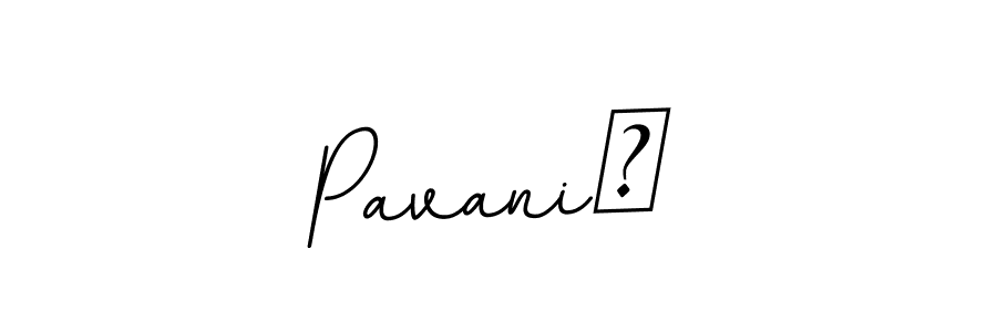 Create a beautiful signature design for name Pavani❤. With this signature (BallpointsItalic-DORy9) fonts, you can make a handwritten signature for free. Pavani❤ signature style 11 images and pictures png