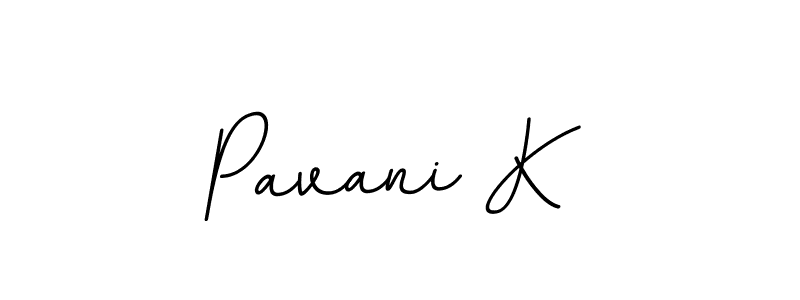 Pavani K stylish signature style. Best Handwritten Sign (BallpointsItalic-DORy9) for my name. Handwritten Signature Collection Ideas for my name Pavani K. Pavani K signature style 11 images and pictures png