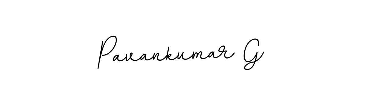 How to make Pavankumar G name signature. Use BallpointsItalic-DORy9 style for creating short signs online. This is the latest handwritten sign. Pavankumar G signature style 11 images and pictures png