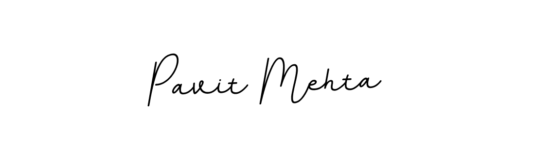 Make a beautiful signature design for name Pavit Mehta. With this signature (BallpointsItalic-DORy9) style, you can create a handwritten signature for free. Pavit Mehta signature style 11 images and pictures png