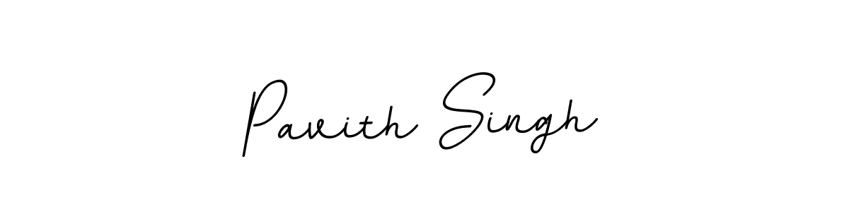 How to make Pavith Singh name signature. Use BallpointsItalic-DORy9 style for creating short signs online. This is the latest handwritten sign. Pavith Singh signature style 11 images and pictures png