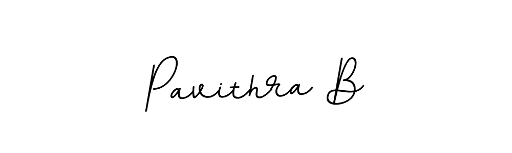 Make a beautiful signature design for name Pavithra B. With this signature (BallpointsItalic-DORy9) style, you can create a handwritten signature for free. Pavithra B signature style 11 images and pictures png