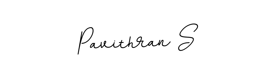 Make a beautiful signature design for name Pavithran S. With this signature (BallpointsItalic-DORy9) style, you can create a handwritten signature for free. Pavithran S signature style 11 images and pictures png