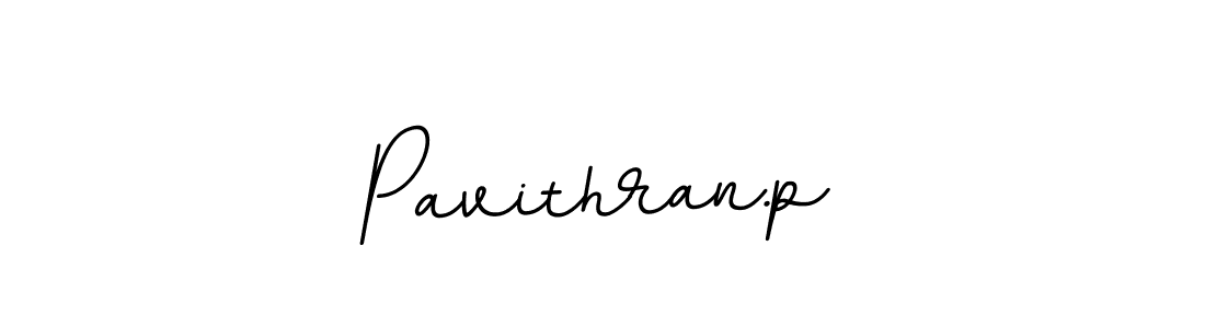 Use a signature maker to create a handwritten signature online. With this signature software, you can design (BallpointsItalic-DORy9) your own signature for name Pavithran.p. Pavithran.p signature style 11 images and pictures png