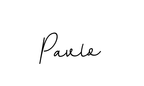 How to make Pavlo name signature. Use BallpointsItalic-DORy9 style for creating short signs online. This is the latest handwritten sign. Pavlo signature style 11 images and pictures png