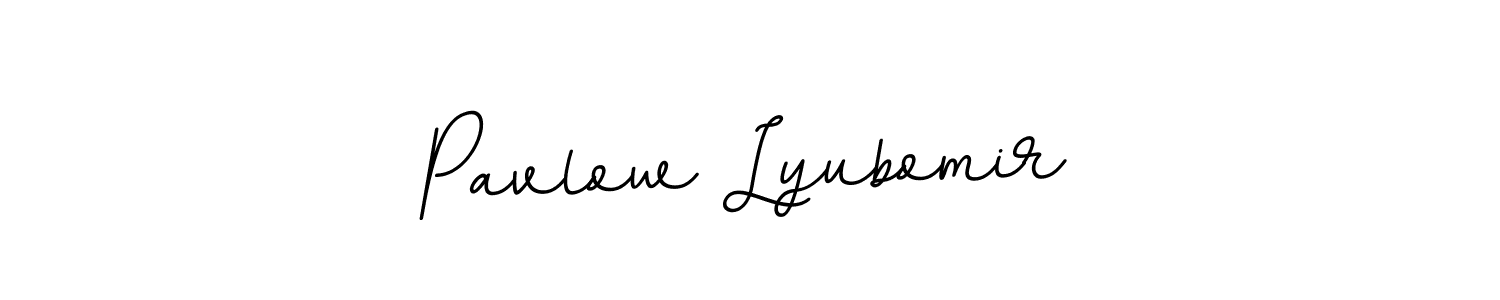 BallpointsItalic-DORy9 is a professional signature style that is perfect for those who want to add a touch of class to their signature. It is also a great choice for those who want to make their signature more unique. Get Pavlow Lyubomir name to fancy signature for free. Pavlow Lyubomir signature style 11 images and pictures png