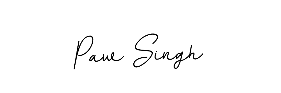 Create a beautiful signature design for name Paw Singh. With this signature (BallpointsItalic-DORy9) fonts, you can make a handwritten signature for free. Paw Singh signature style 11 images and pictures png