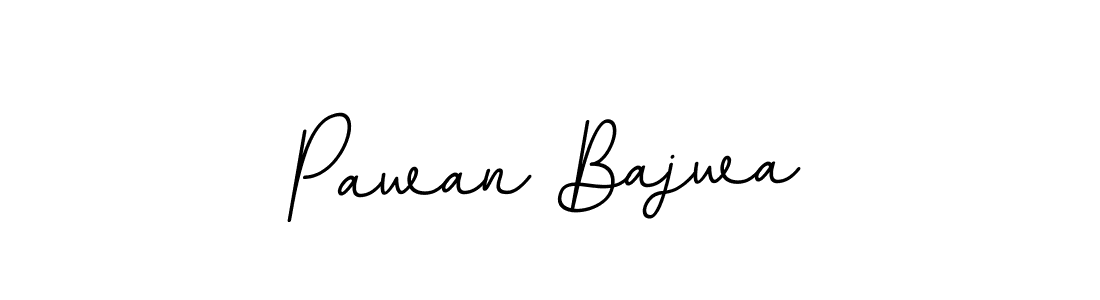 Use a signature maker to create a handwritten signature online. With this signature software, you can design (BallpointsItalic-DORy9) your own signature for name Pawan Bajwa. Pawan Bajwa signature style 11 images and pictures png