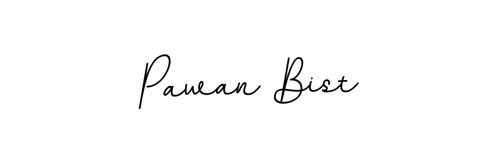 The best way (BallpointsItalic-DORy9) to make a short signature is to pick only two or three words in your name. The name Pawan Bist include a total of six letters. For converting this name. Pawan Bist signature style 11 images and pictures png