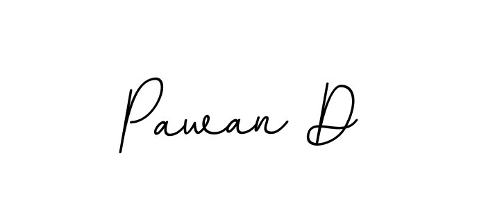 Make a beautiful signature design for name Pawan D. With this signature (BallpointsItalic-DORy9) style, you can create a handwritten signature for free. Pawan D signature style 11 images and pictures png