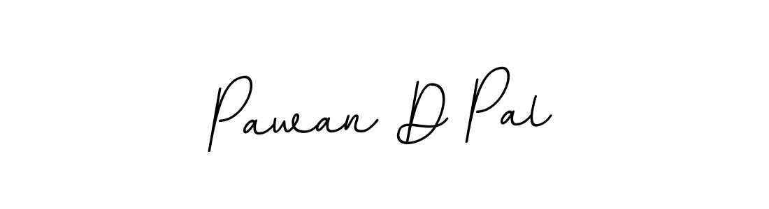 Make a beautiful signature design for name Pawan D Pal. With this signature (BallpointsItalic-DORy9) style, you can create a handwritten signature for free. Pawan D Pal signature style 11 images and pictures png