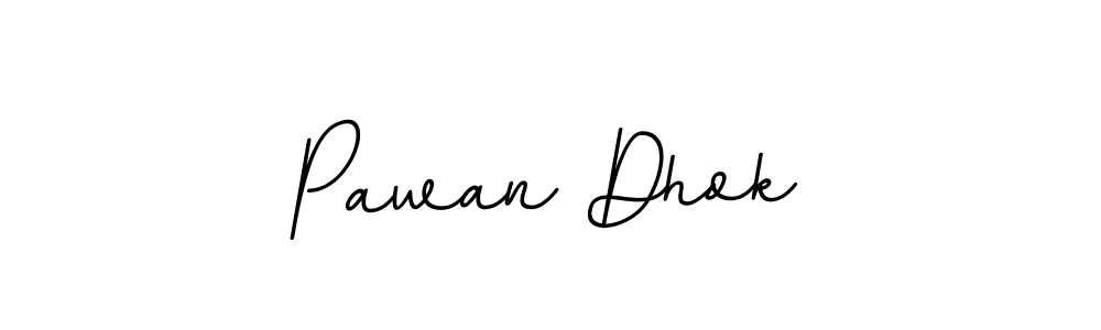 Design your own signature with our free online signature maker. With this signature software, you can create a handwritten (BallpointsItalic-DORy9) signature for name Pawan Dhok. Pawan Dhok signature style 11 images and pictures png