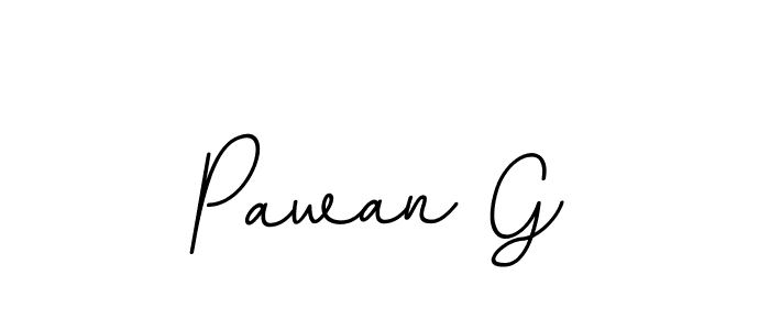 The best way (BallpointsItalic-DORy9) to make a short signature is to pick only two or three words in your name. The name Pawan G include a total of six letters. For converting this name. Pawan G signature style 11 images and pictures png