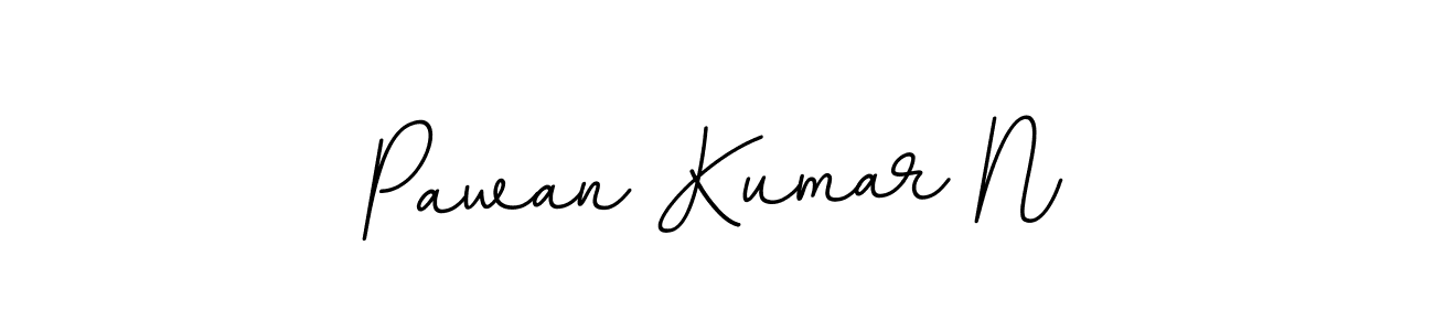 Design your own signature with our free online signature maker. With this signature software, you can create a handwritten (BallpointsItalic-DORy9) signature for name Pawan Kumar N. Pawan Kumar N signature style 11 images and pictures png