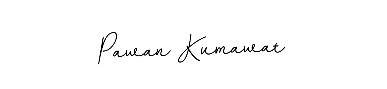How to make Pawan Kumawat name signature. Use BallpointsItalic-DORy9 style for creating short signs online. This is the latest handwritten sign. Pawan Kumawat signature style 11 images and pictures png