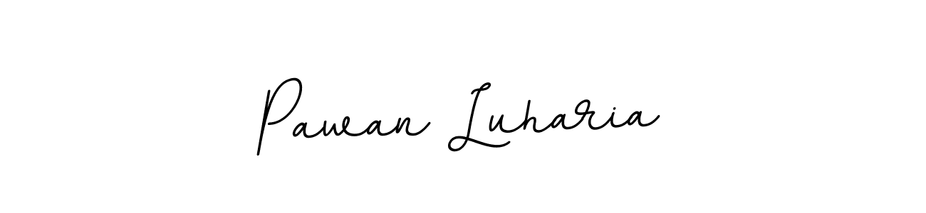 You should practise on your own different ways (BallpointsItalic-DORy9) to write your name (Pawan Luharia) in signature. don't let someone else do it for you. Pawan Luharia signature style 11 images and pictures png