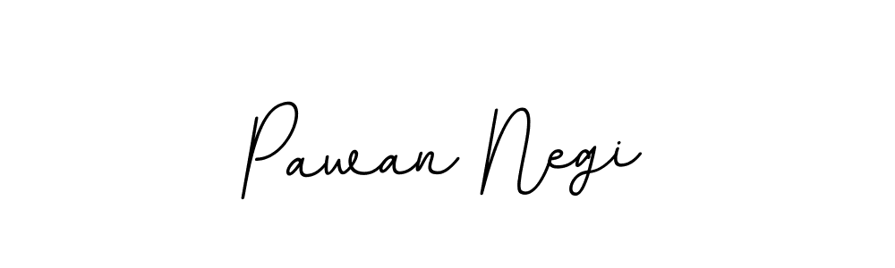 Use a signature maker to create a handwritten signature online. With this signature software, you can design (BallpointsItalic-DORy9) your own signature for name Pawan Negi. Pawan Negi signature style 11 images and pictures png