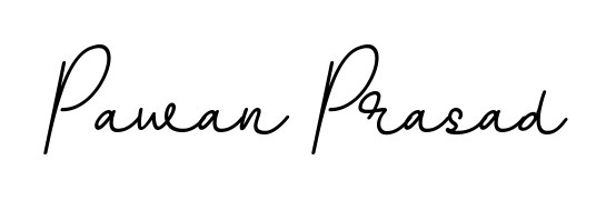 Try this chic Pawan Prasad handwritten sign style. Using BallpointsItalic-DORy9 font elements, it gives your name a sleek, memorable identity. Pawan Prasad signature style 11 images and pictures png