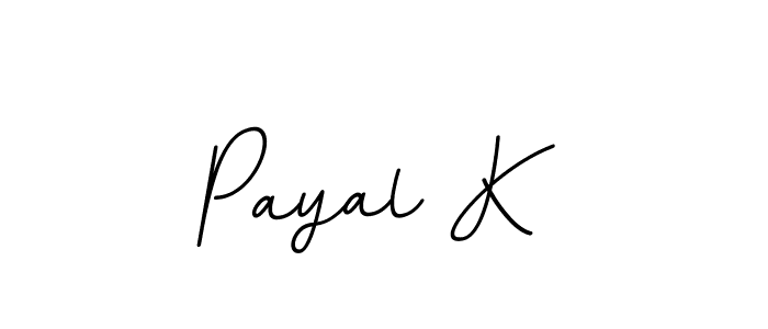 Also we have Payal K name is the best signature style. Create professional handwritten signature collection using BallpointsItalic-DORy9 autograph style. Payal K signature style 11 images and pictures png