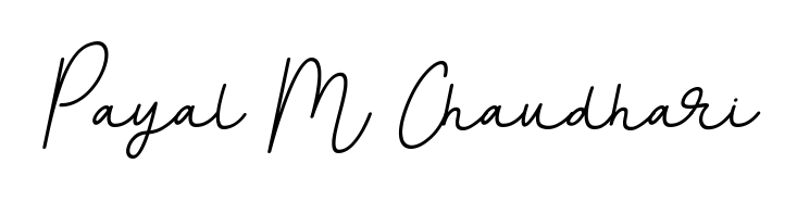 The best way (BallpointsItalic-DORy9) to make a short signature is to pick only two or three words in your name. For converting this name Payal M Chaudhari. Payal M Chaudhari signature style 11 images and pictures png