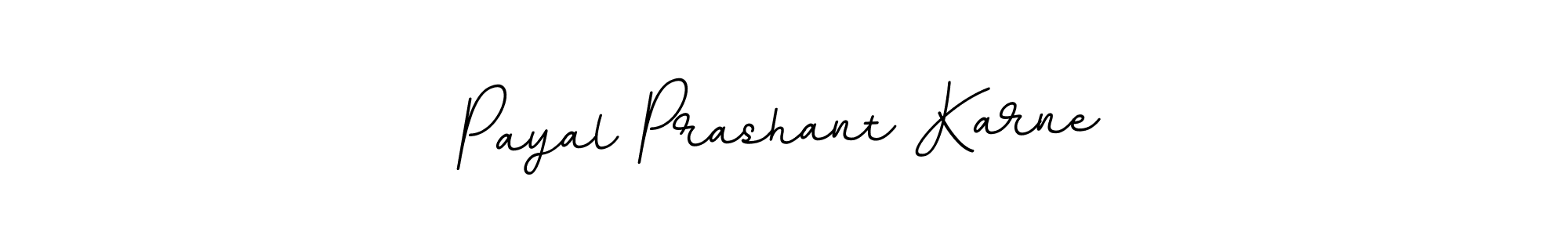 Create a beautiful signature design for name Payal Prashant Karne. With this signature (BallpointsItalic-DORy9) fonts, you can make a handwritten signature for free. Payal Prashant Karne signature style 11 images and pictures png